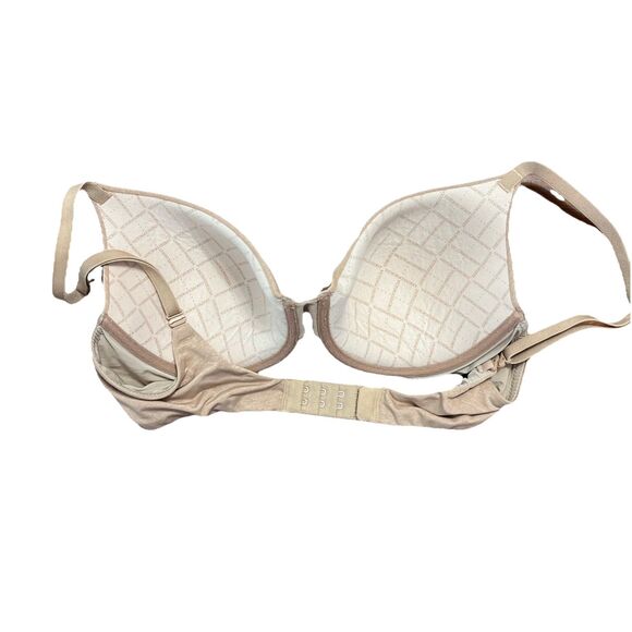 Victoria Secret Lightly Lined T-Shirt Bra 34C Underwire Satin Padded Convertible - Picture 4 of 7